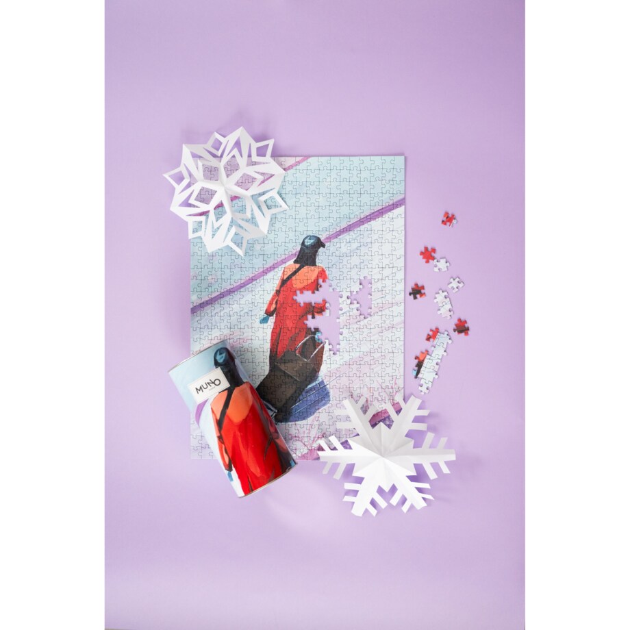 Muno Puzzle "Zakupy" by Julia Kantorska Puzzle 500 el. w ozdobnej tubie