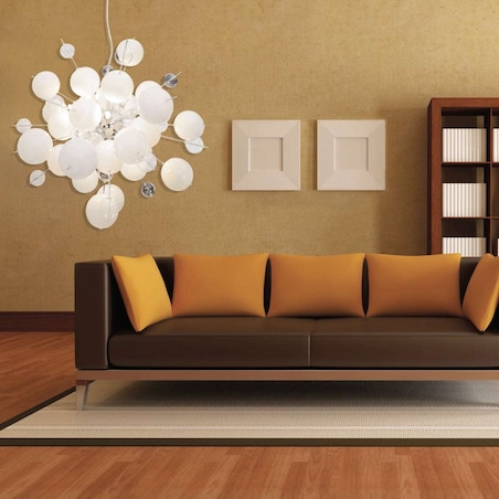 LAMPA wisząca EXPLOSION 7026423 Nave dekoracyjna OPRAWA zwis kulki bubbles bombki białe