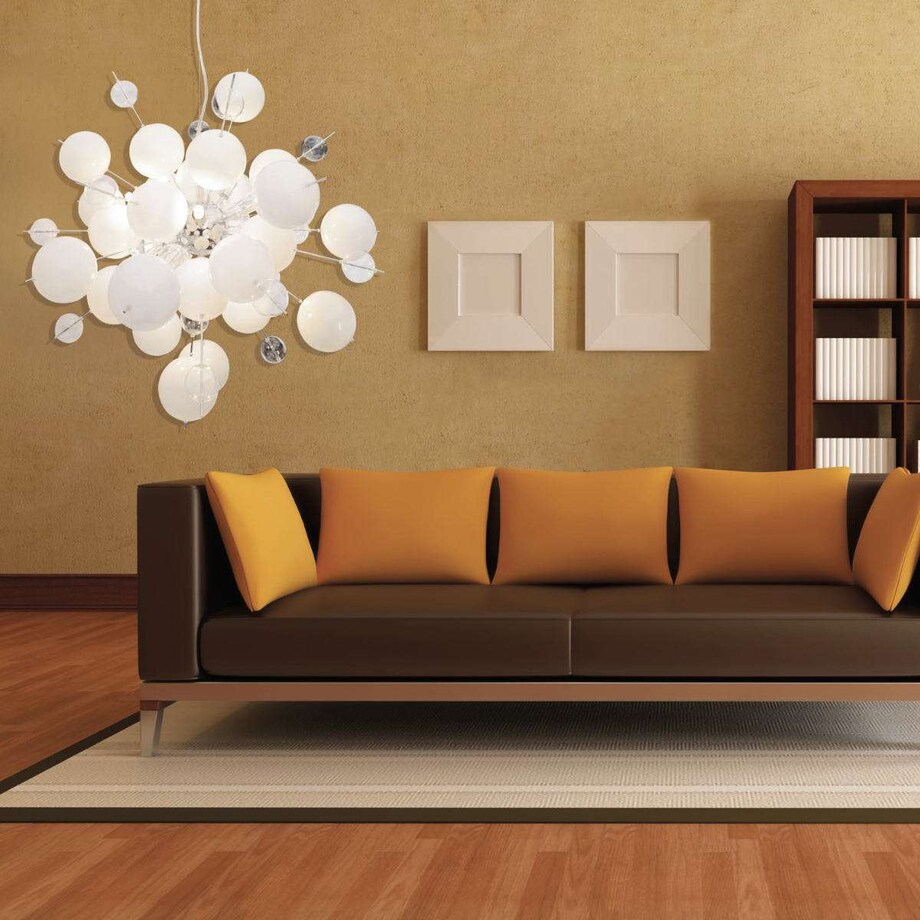 LAMPA wisząca EXPLOSION 7026423 Nave dekoracyjna OPRAWA zwis kulki bubbles bombki białe