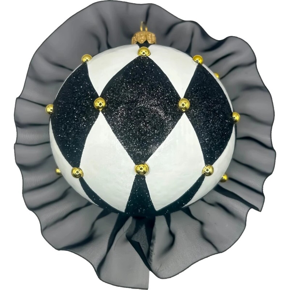 Bombka choinkowa - Szklana maska karnawałowa: Dia de los Muertos