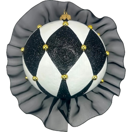 Bombka choinkowa - Szklana maska karnawałowa: Dia de los Muertos