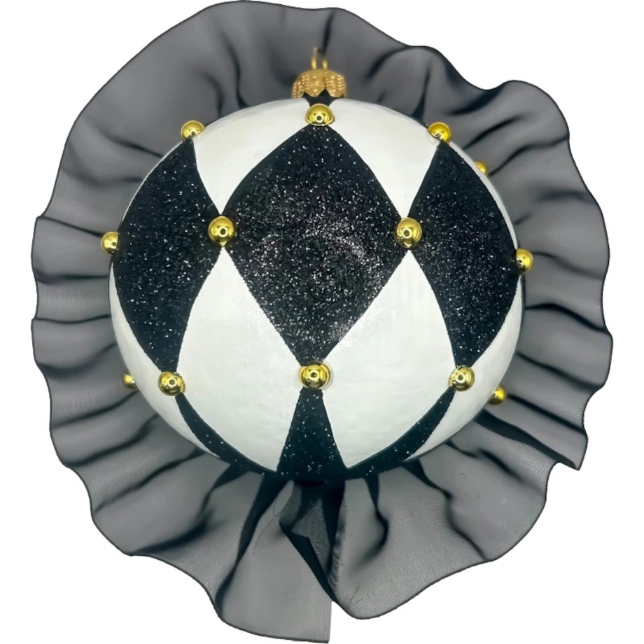 Bombka choinkowa - Szklana maska karnawałowa: Dia de los Muertos