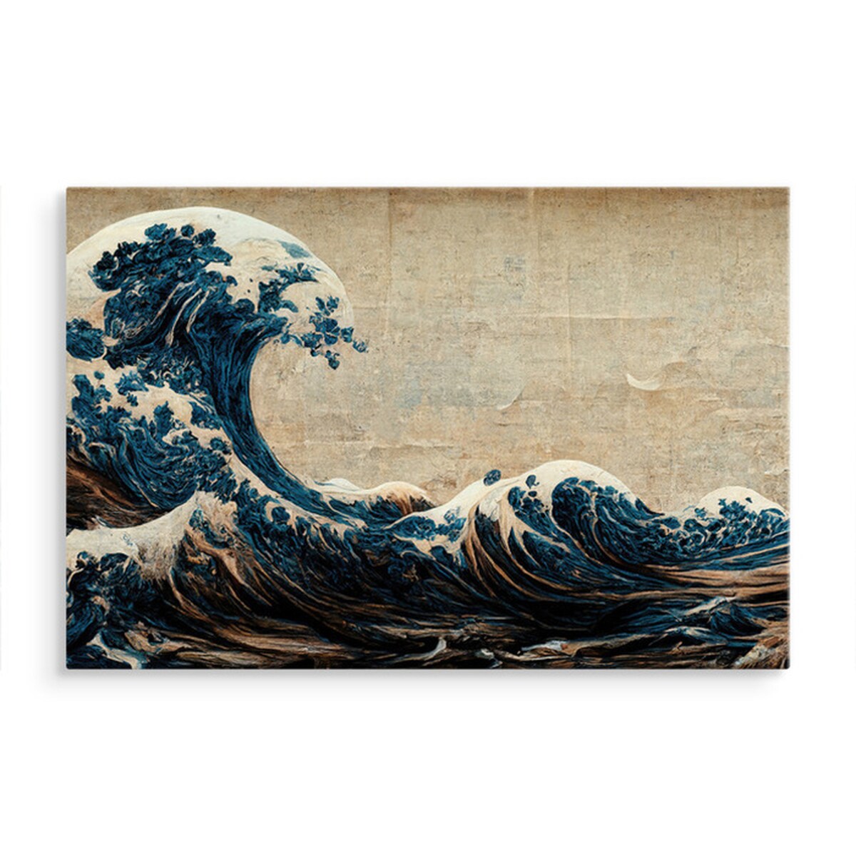 Obraz Na Płótnie Wielka Fala w Kanagawie 120x80cm
