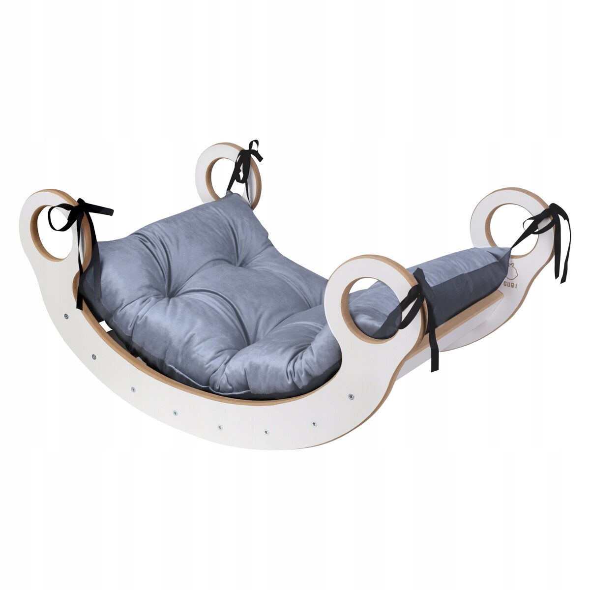 Bujak Montessori deska balansowania Poduszka Grafit CERTYFIKAT 74 cm