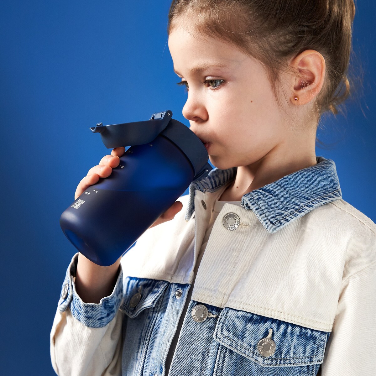 Butelka ze słomką ION8 I8RF350NAVXS Navy