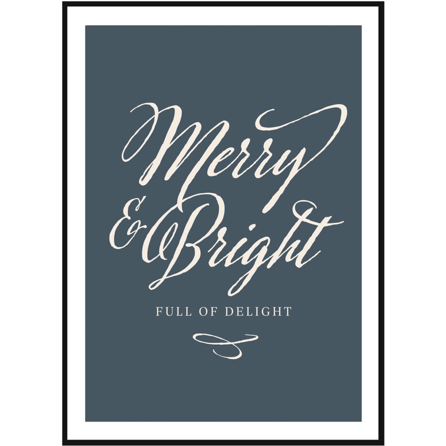 Poster Story, Plakat, Obraz - Merry and Bright, wymiary 50 x 70 cm