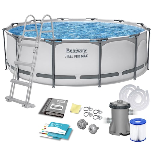 Basen ogrodowy stelażowy 366x100cm Bestway 10w1