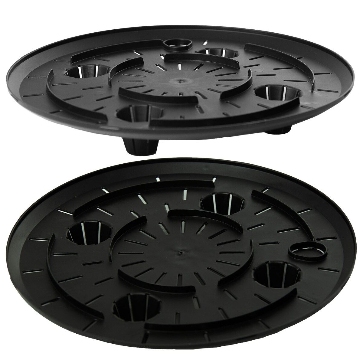 3X Donica Na Kwiaty Zestaw 23,6/29/39,5 Cm Na Nóżkach Doniczka Misa Do Domu Ogrodu