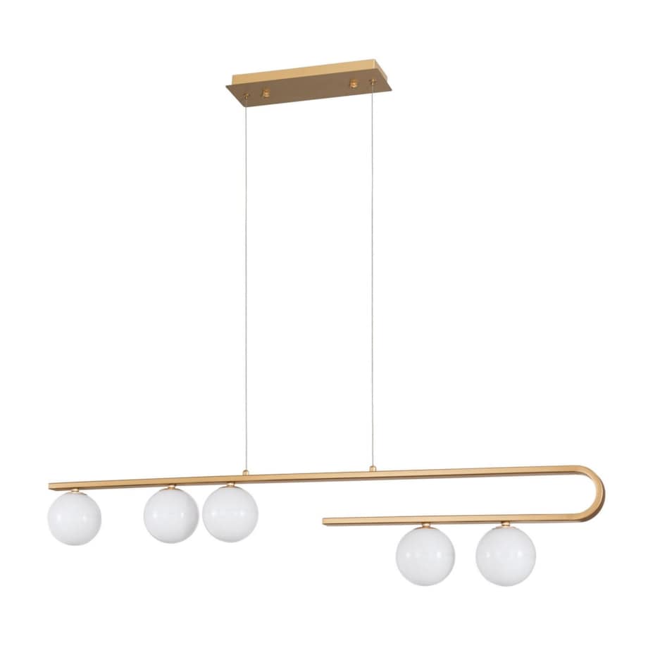 Nowoczesna lampa Perez LE41748 szklane kule balls złota