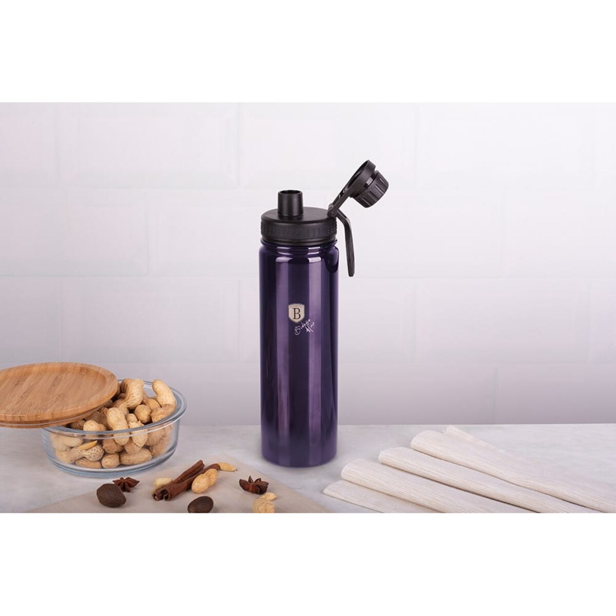 Sportowa butelka termiczna 720ml BERLINGER HAUS Purple Eclipse
