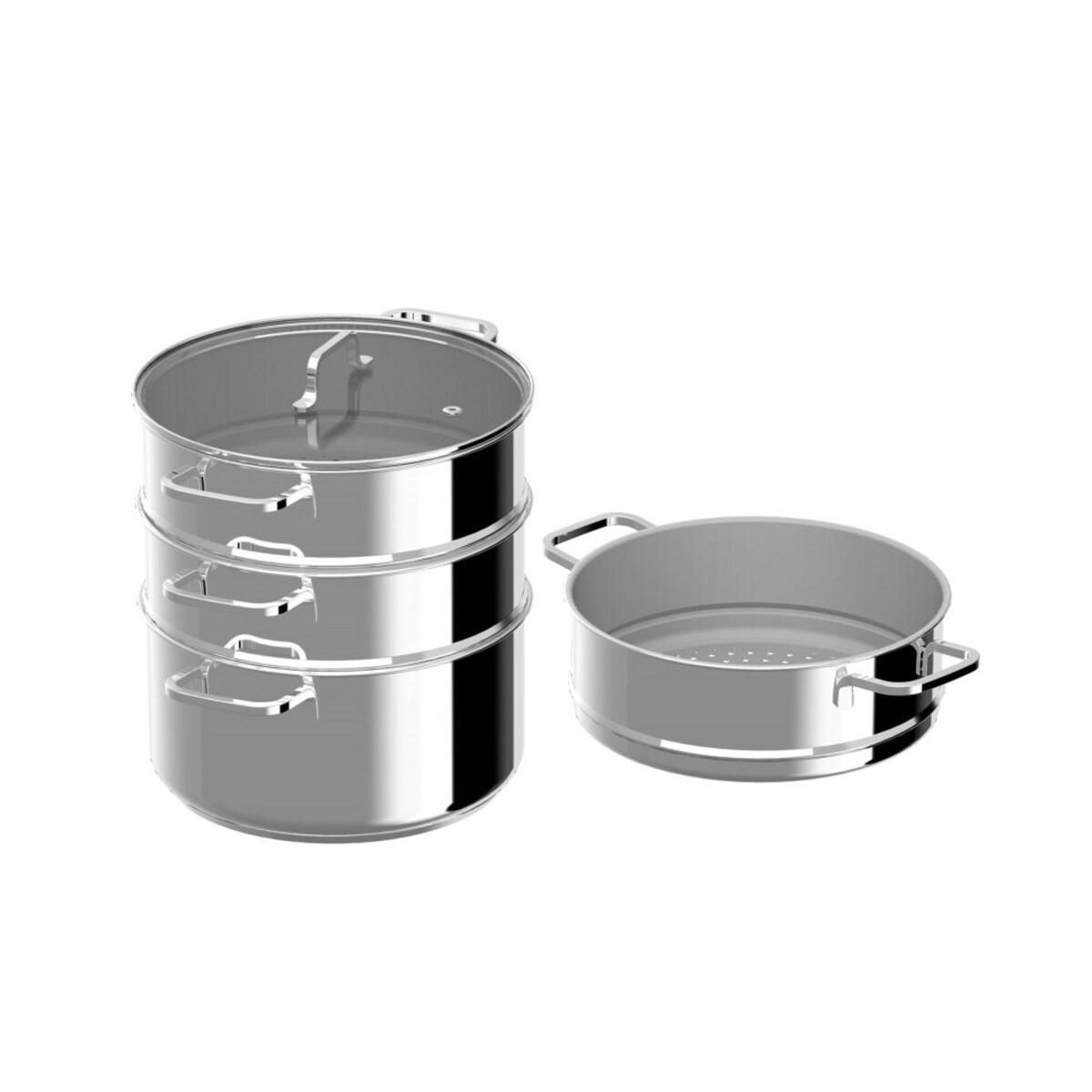 Zestaw do gotowania na parze 5-el. Helix 8.50L BergHOFF