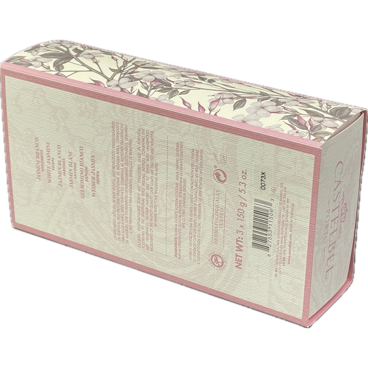 Mydła w kostce Castelbel jaśminowe 3szt