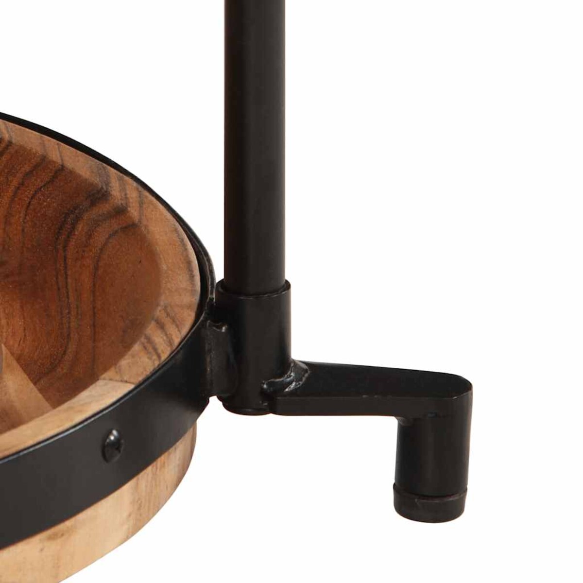 vidaXL Stolik pomocniczy Ø55x60 cm Drewno lite Akacja