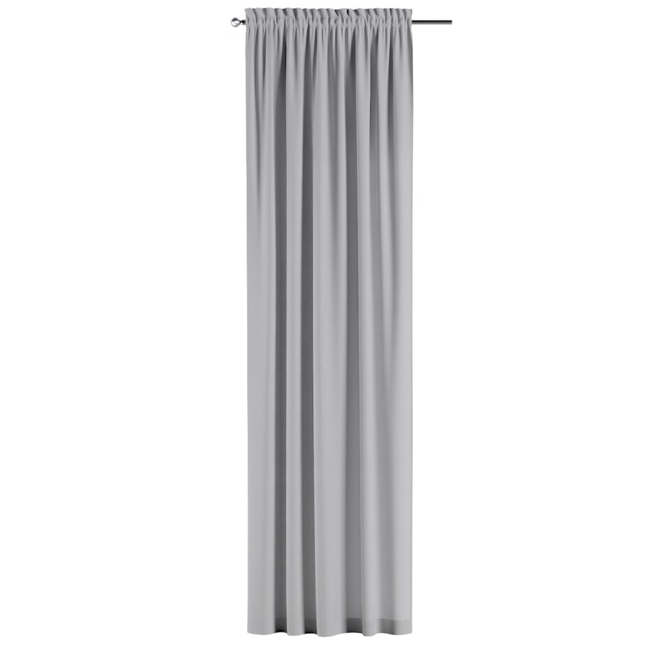 Zasłona na kanale z grzywką 1 szt. 130x245 srebrny