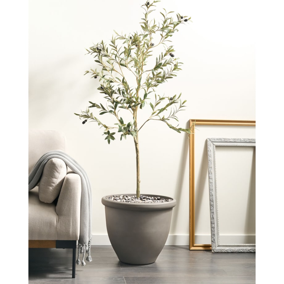 Donica TESALIA 49 cm Szary