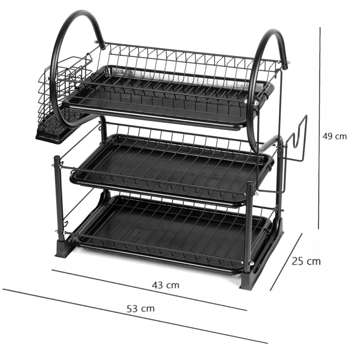 Brunbeste suszarka ociekacz do naczyń trzy poziomowa 50440