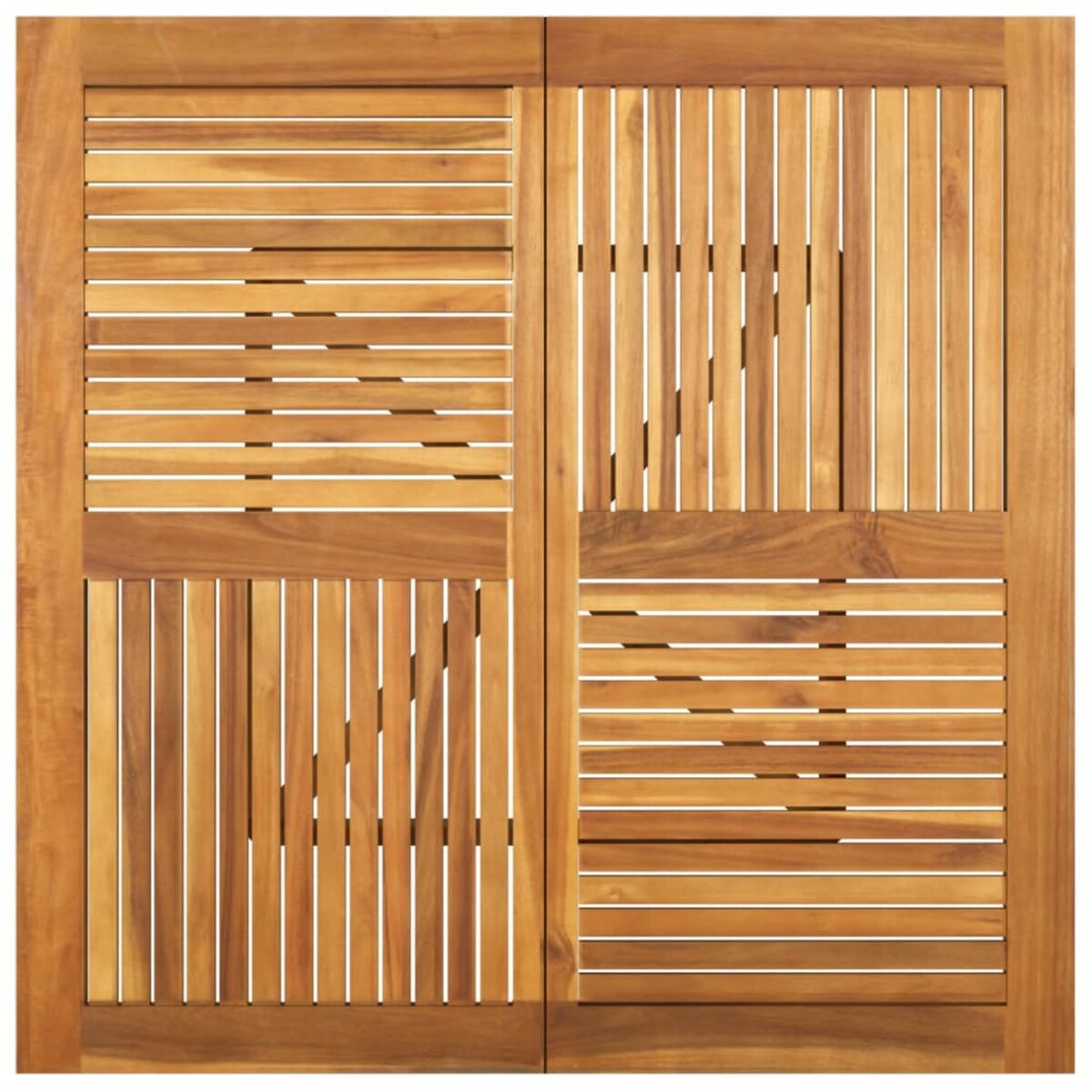 vidaXL Stół ogrodowy, 110x110x75 cm, lite drewno akacjowe