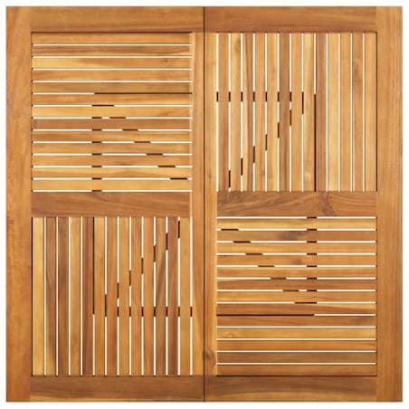 vidaXL Stół ogrodowy, 110x110x75 cm, lite drewno akacjowe