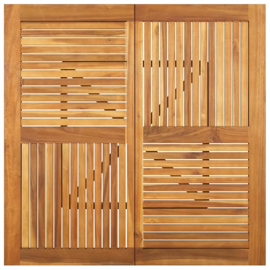 vidaXL Stół ogrodowy, 110x110x75 cm, lite drewno akacjowe