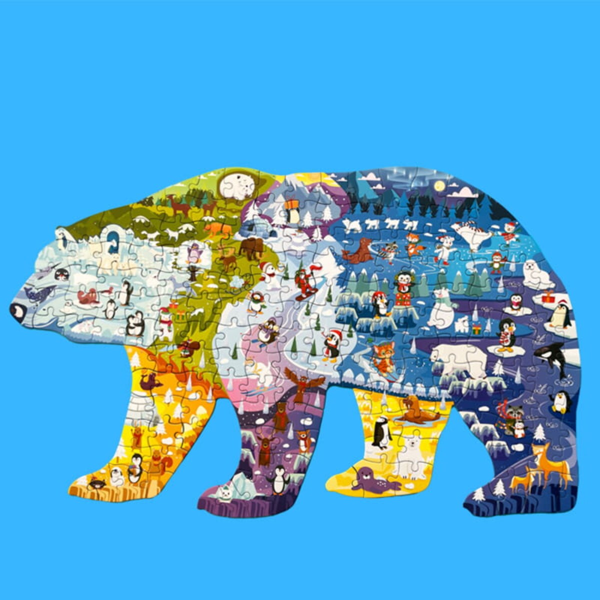 Puzzle edukacyjne - MIŚ POLARNY - 180 szt