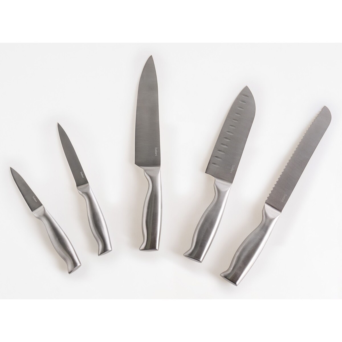 Zestaw 5 noży w bloku MASHIKO Srebrny
