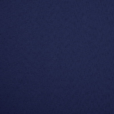 vidaXL Składany stołek ze schowkiem, niebieski, sztuczny len