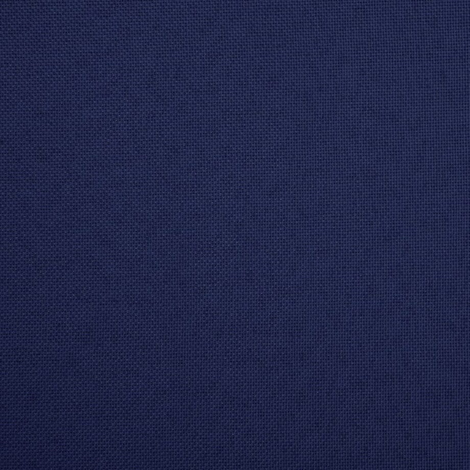 vidaXL Składany stołek ze schowkiem, niebieski, sztuczny len