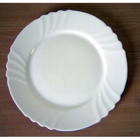 BORMIOLI TALERZE DESEROWE EBRO 6x 20 cm BIAŁE na ciasto desery jedzenie