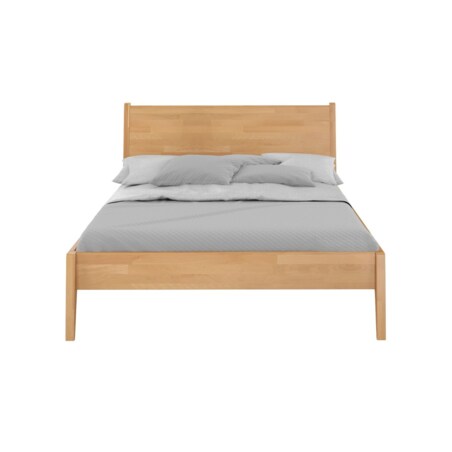 Łóżko drewniane bukowe Visby RADOM / 140x200 cm, kolor naturalny