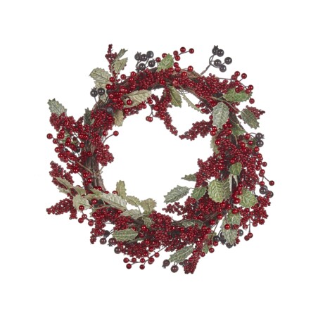 Wianek świąteczny ⌀ 40 cm czerwony PUROL