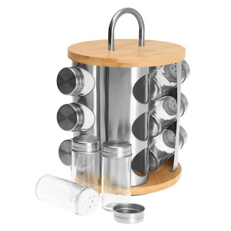 Zestaw pojemników na przyprawy 13 elementów przyprawnik KLAUSBERG