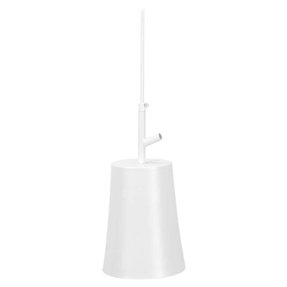 Lampa Wisząca Tuba Biała Metal White Industrial