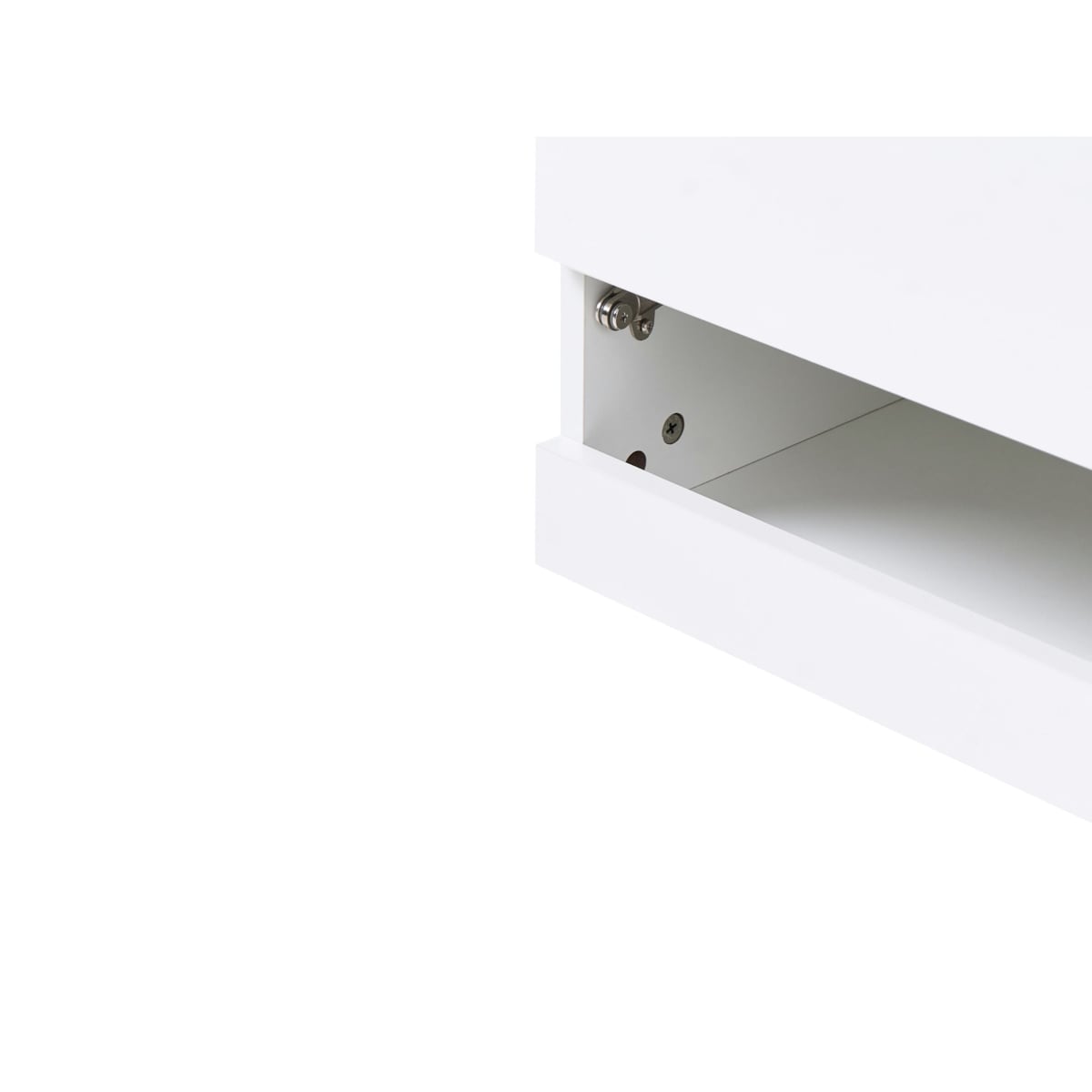 Szafka RTV LED EDMONTON Biały