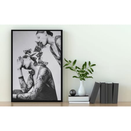 Poster Story, Plakat, Obraz - Kobiety z Motylami, wymiary 30 x 42 cm