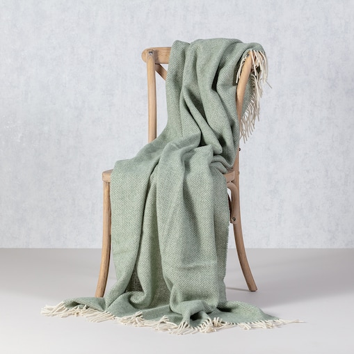 Pled Zelandia 140x200cm smoke green, 140 x 200 cm