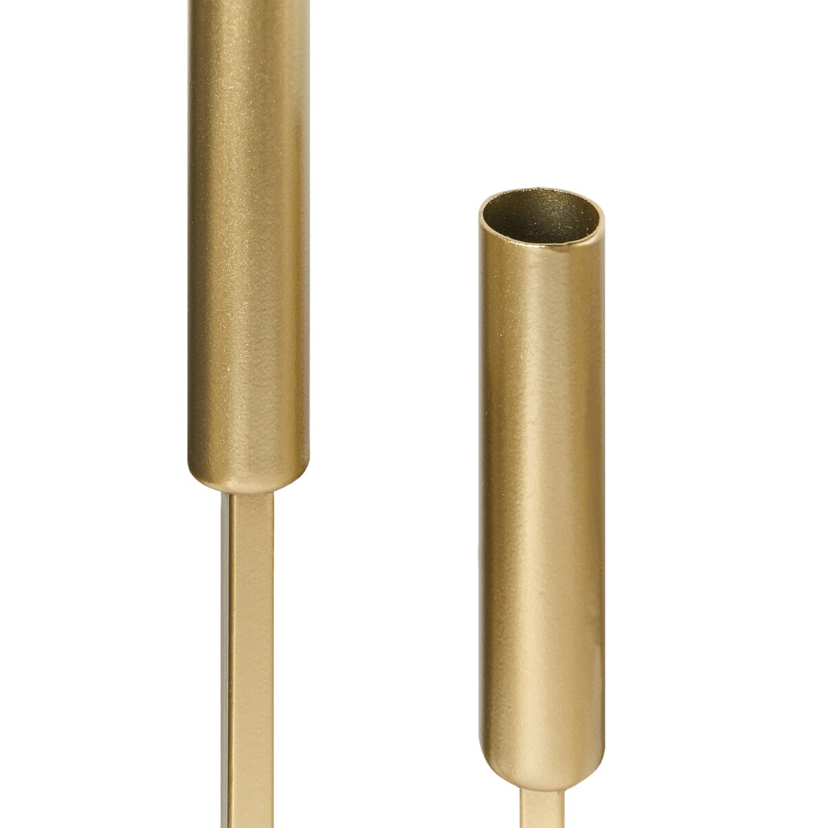 Świecznik TRAFARIA Metal 26 cm Złoty