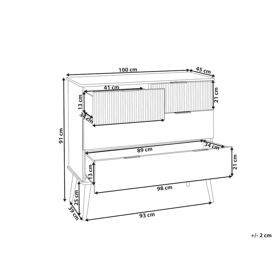 Komoda jasne drewno TIMMINS