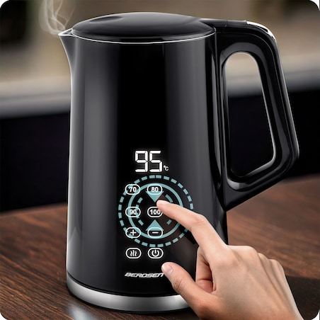 Czajnik elektryczny Berdsen 1,7l panel dotykowy regulacja temperatury 2200W