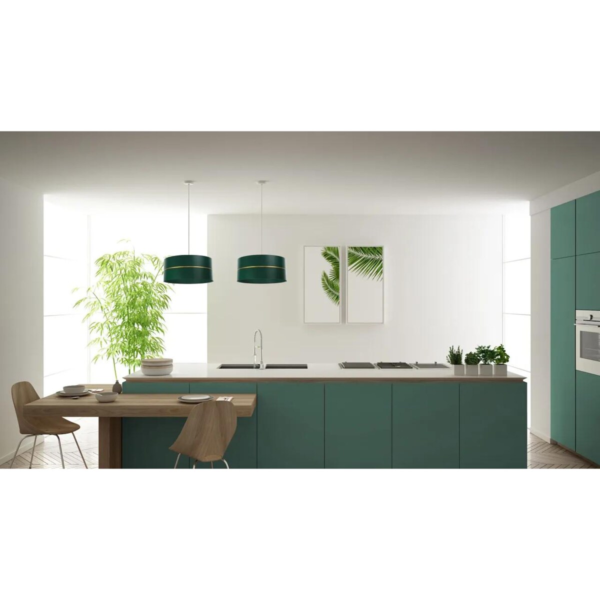 Lampa wisząca SIMPLY GLAMOUR 40 zielona