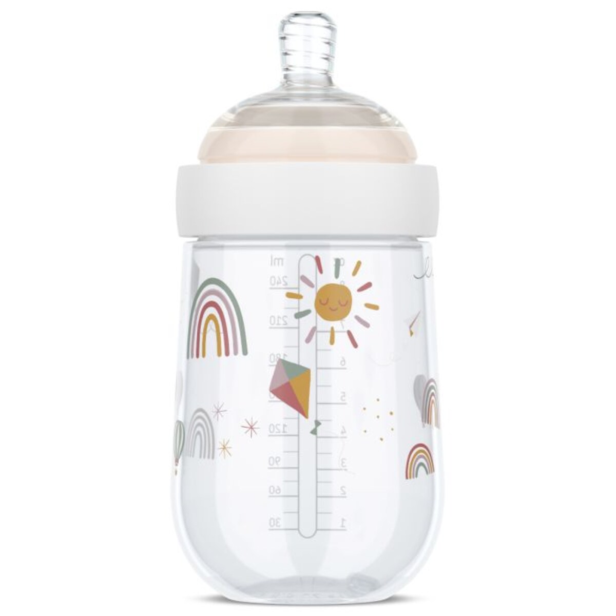 Butelka ze smoczkiem Mio 240 ml Sunshine & Rainbow 108061565245