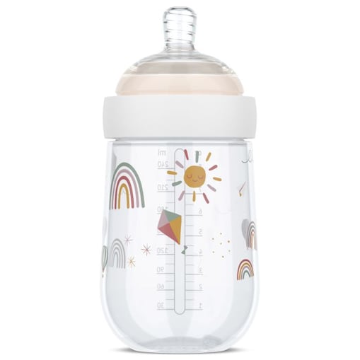 Butelka ze smoczkiem Mio 240 ml Sunshine & Rainbow 108061565245