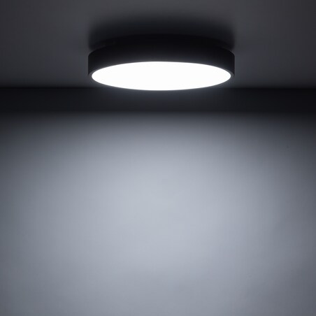 Lampa Sufitowa Łazienkowa Tk Lighting Velis Brązowa Plafon Led 24W Ip54 Zmienna Barwa, Ściemniany