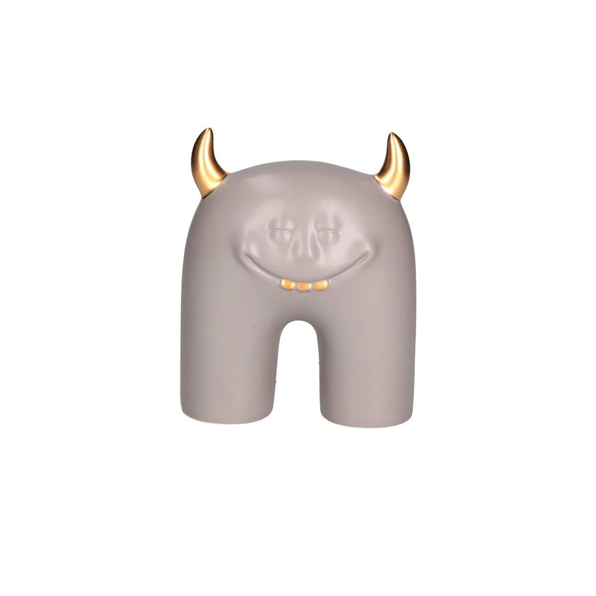 Nowoczesna ozdoba ceramiczna Glinfluencer - 15 cm, N