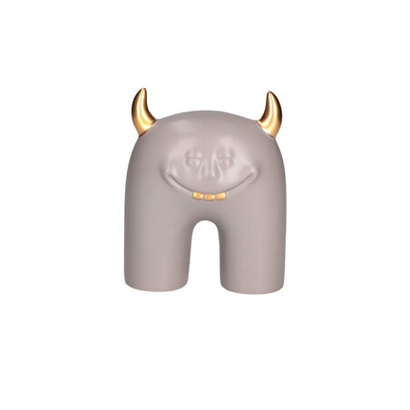 Nowoczesna ozdoba ceramiczna Glinfluencer - 15 cm, N