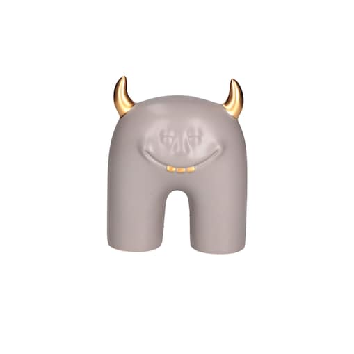 Nowoczesna ozdoba ceramiczna Glinfluencer - 15 cm, N