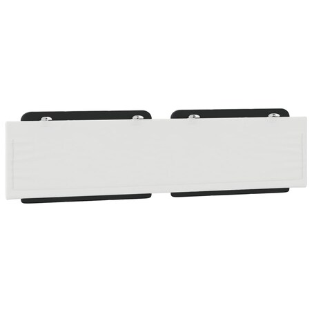 vidaXL Poduszka na wezgłowie, Zadar, czarno-biała, 200 cm, sztuczna skóra