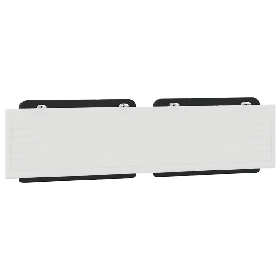 vidaXL Poduszka na wezgłowie, Zadar, czarno-biała, 200 cm, sztuczna skóra