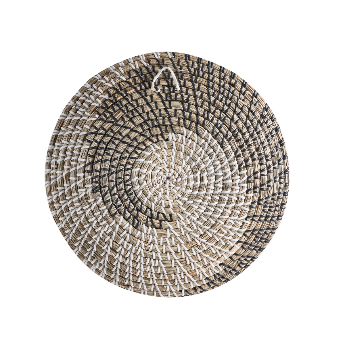 Zestaw 3 dekoracji ściennych z trawy morskiej jasny CANTHO