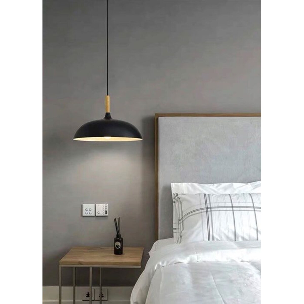 Lampa Sufitowa Wisząca App178-1Cp Anzo Czarny, Metal