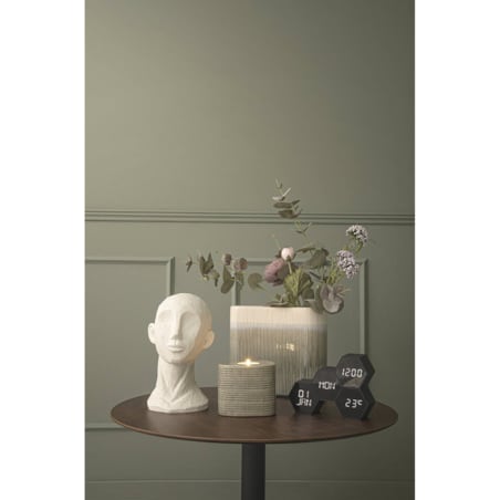 Budzik HONEYCOMB 12x17,5 cm czarny